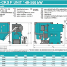 CENTROMETAL Granulu katli EKO CKS P unit 140kW