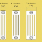 Arbonia radiatori 6 kolonnas h=2800