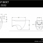 WC Bidē ACCENT piek. balts 100