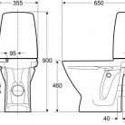 WC IFO SIGN pods 6872, universāls izvads