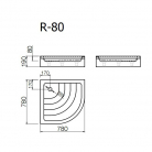Paliktnis R-80*80 pusap.ar paneli
