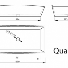 Izlietne QUADRO 67 580x380 balta