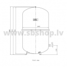 Izplešanās trauks REFLEX N 140L, 6bar