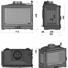 FOYER SOLO D70GV kreisā ar šīberi 13kW