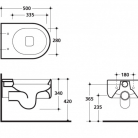 WC Pods FLO piekarams + S/C vāks