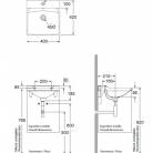 Izlietne BUDDY 40x42 balta