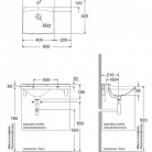 Izlietne BUDDY 60x42 balta