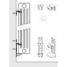 Arbonia radiatoru stiprinājumi ZB02370001