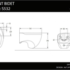 WC Bidē ACCENT piek. balts 100