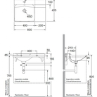 Izlietne BUDDY 60x42 balta