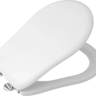 WC poda vāks RETRO soft close, hromēts/balts