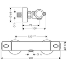 GROHE Maisītājs ECOSAT 1001 SL dušai, hroms
