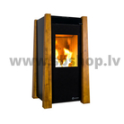 ECOFOREST garnulu kamīns Keops 9,5kW melns