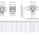 Termostatiskais jaucējvārsts 3/4'' 35-65°C LK ARMATUR