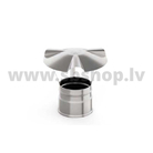 UMK Skursteņa nobeigums ar cepurīti, viensienu, D200, AISI439/0.5mm
