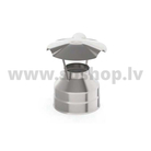 UMK Skursteņa nobeigums, dubultsienu, D150x220, AISI439/439, 0.5/0.5mm