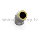 UMK Skursteņa līkums 45*., dubultsienu, D180x260, AISI439/439, 1.0mm/0.5mm