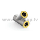 UMK Skursteņa trejgabals 45*, dubultsienu, D180x260, AISI439/439, 1.0mm/0.5mm