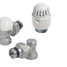 Radiatora Termoventilis 90 grādos, komplekts 1/2x1/2'' CARLO POLETTI ar baltu termogalvu