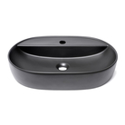 Izlietne HAPPY HOUR 12:00MF 57x38x15cm ar vietu maisītājam, black matt