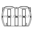 Septiķa tvertne 2000L ar filtru Delfin Premium