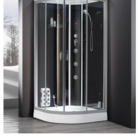 Tvaika dušas kabīne 950x950x2150mm CRW stūra,