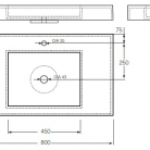 Izlietne F-800 800x450 balta