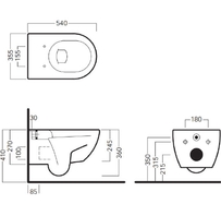 HATRIA FUSION pods piekarināms ar Soft Close SLIM vāku AKCIJA