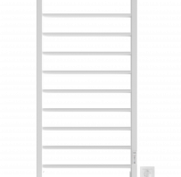 MARIO Dvieļu žāvētājs LEED elektrisks 1170x530mm balts matēts