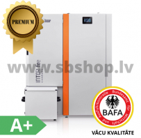 HKS LAZAR Granulu apkures katli Interfire 11kW ar 240L bunkuru