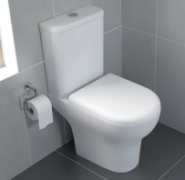 WC Pods VITRA Zentrum RIM-EX (WC apakša+skal.kaste.) ar SOFT CLOSE vāku, redzams pieslēgums