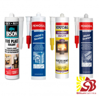 Karstumizturīgie hermētiķi FIRE PLACE SEALANT(310ml)