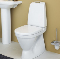 WC Kompl.NAUTIC 1510 Hygienic Flush SC vāks, sienas izvads
