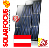 SOLARFOCUS Saules kolektori CPC-S1 2.8m2 (vakuuma plakanais)