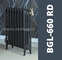 Čuguna radiators BEIGELAI BGL-660-RD (10 sekc.)BEZ KĀJĀM