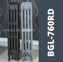 Čuguna radiators BEIGELAI BGL-760-RD (10 sekc.) BEZ KĀJĀM