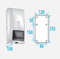 Ziepju dozators ABS 750ml, 255x120mm