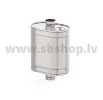 UMK Karstā ūdens tvetne krāsnij, uz dūmvada, 20L, D115, AISI 439/0.8mm, 3/4"