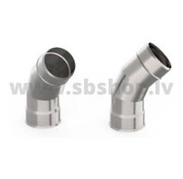 UMK Skursteņa līkums 45*., D180, AISI439/0.5mm