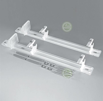 ARBONIA stiprinājumi h-500-695mm, balti, kompl.
