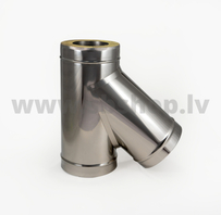 PRO Skursteņa Izolēts trejgabals D115/220 45gr. ar noslēgkorķi