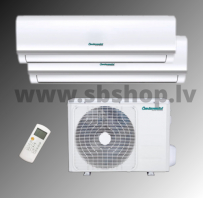 Centrometal kondicionieri/siltumsūkņi gaiss gaiss DUAL SPLIT 2x9000 BTU R32 A/C=4.10kW;Apk:4.40kW