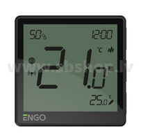 Termostats ENGO EONE-230V ZigBee smart, melns