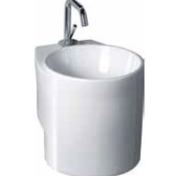 Izlietne TUBE 28x37 28x37 pie sienas, balta