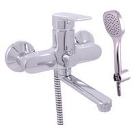 Maisītājs vannai COLORADO ar keramisko slēdzi un rokas dušu, hroms