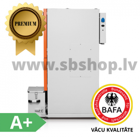 HKS LAZAR Granulu apkures katli SmartFire 11kW ar 130L bunkuru