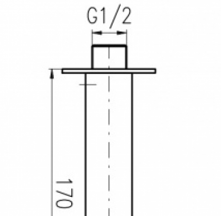 RAV LOIRA vannas maisītāji ar snīpi, kvadrāts 172mm no sienas, TLR00