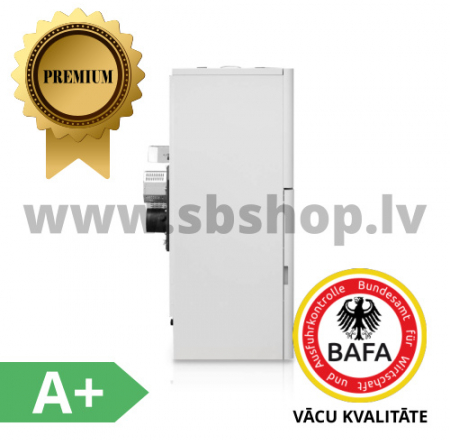 HKS LAZAR Granulu apkures katli Smartfire 22kW ar 150L bunkuru