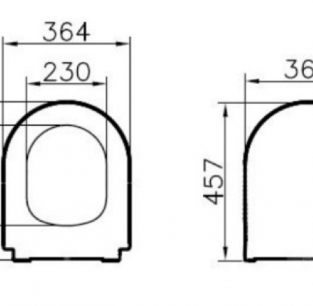 WC Poda vāks VITRA Integra Slim SC