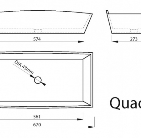 Izlietne QUADRO 67 580x380 balta